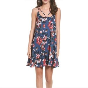 NWT Floral Print Spaghetti Strap slip dress